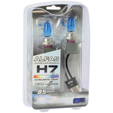 AMPOULES H7 PX26D ALFAS 85W--120W - 6000K BLANC PURE - 2PCS