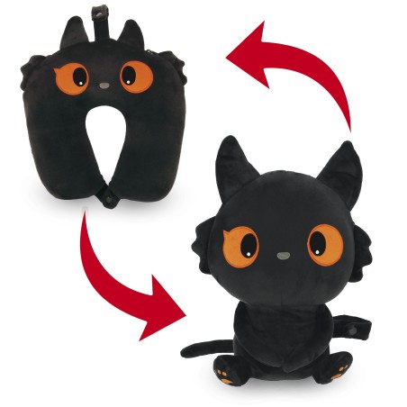 TOUR DE COU DE VOYAGE ET COMPAGNON DE VOYAGE YEUX ORANGES, MICROBILLE