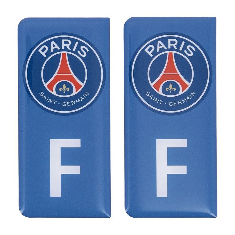 STICKERS AUTO RÉSINE 3D GAUCHE BLEU PSG/F