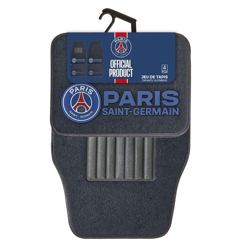 TAPIS MOQUETTE PSG LOGO PVC 4 PCS
