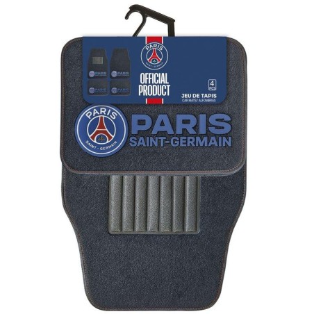 TAPIS MOQUETTE PSG LOGO PVC 4 PCS
