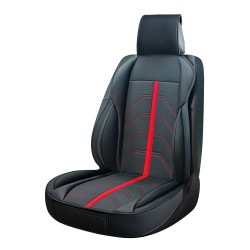 COUVRE SIEGE PVC POTENZA NOIR/ROUGE 1PC