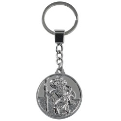 PORTE-CLEFS SAINT CHRISTOPHE ROND
