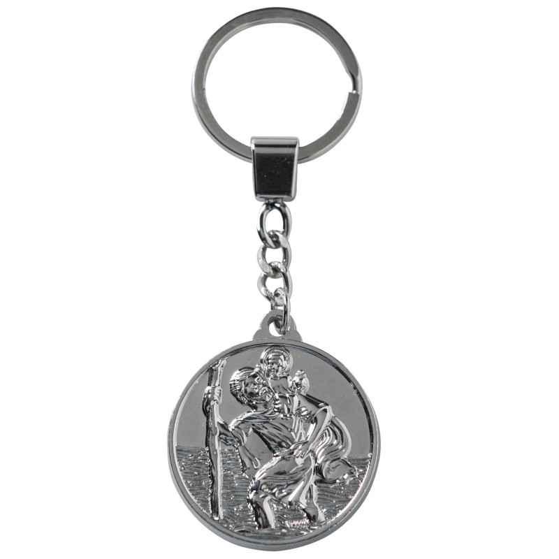 PORTE-CLEFS SAINT CHRISTOPHE ROND