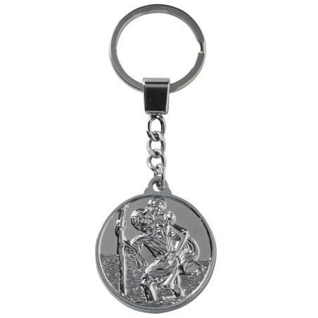 PORTE-CLEFS SAINT CHRISTOPHE ROND