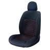 COUVRE SIEGE CONFORT TEXTIL TOURER NOIR/ROUGE 1PC