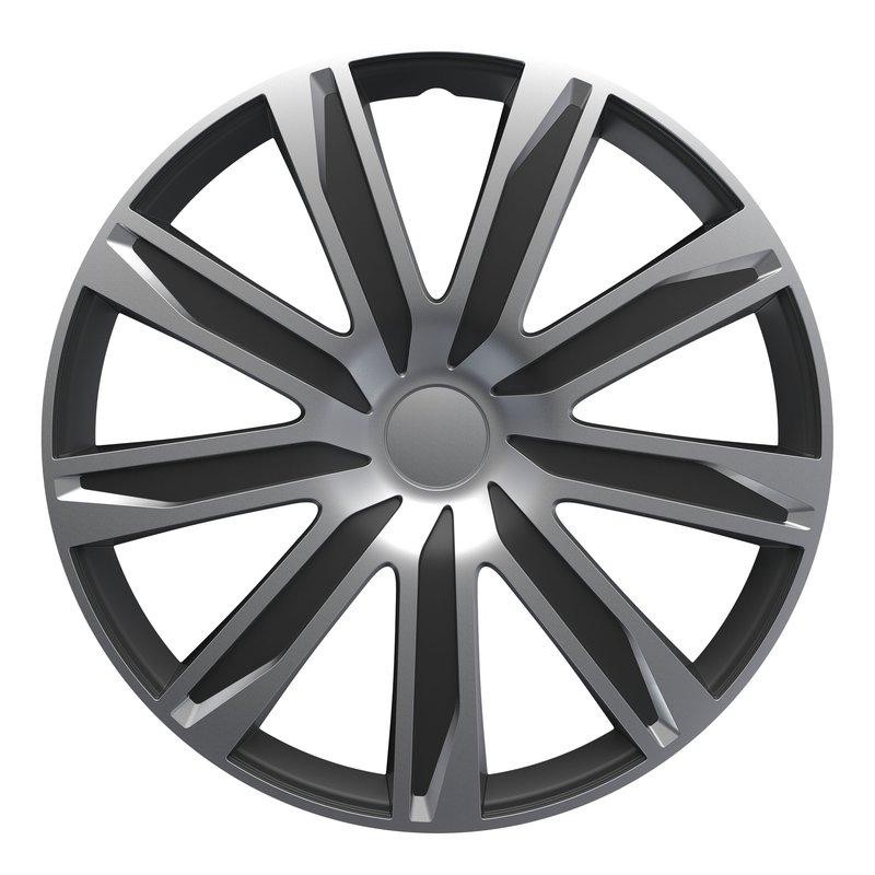 JEU D'ENJOLIVEURS 14" ARIZONA SILVER/BLACK